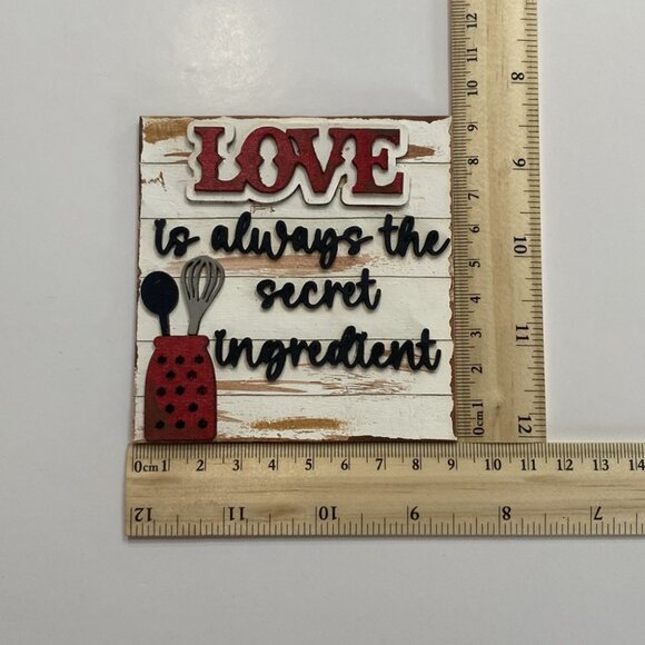 Handmade Tiered Tray Decor - Live Love Eat - Picture 10 of 12